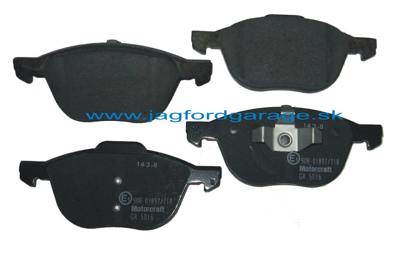 brzdové platničky Motorcraft - predné komplet brzdové platničky Motorcraft - predné komplet
